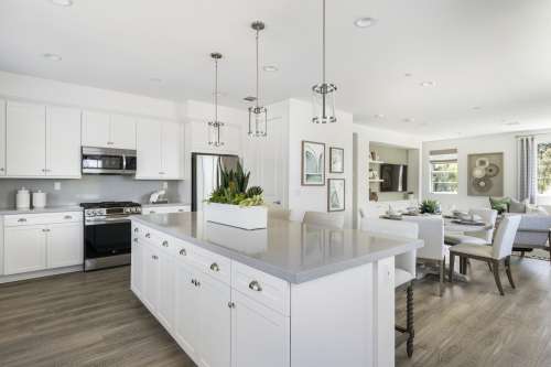 Plan 6 Model Home Kitchen